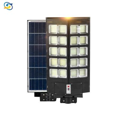 China Modern Integrated ABS Street Light Road Lamp 200w 300w 400w Outdoor All In One LED Solar Street Light for sale