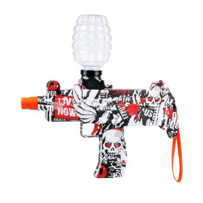 China Amazon Hot Selling Mini Uzi Splatter Ball Blaster Toy Electronic Firearms for Kids and Adults Outdoor Shooting Game with Gel Water Safe Beads for sale