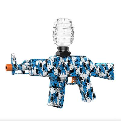 China 2022 Hot Selling Mini Electronic Toy AKM47 Freeze Ball Toy Guns For Kids Electric Full Automatic Ball Blasters Nice Splatter Price for sale