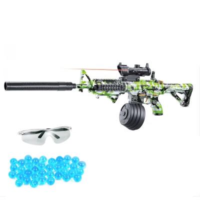 China Hot Sell M4A1 Electronic Toy Freeze Ball Toy Guns for Boys Automatic Splatter Ball Blaster with Infrared and Large Capacity Drum Magazine for sale