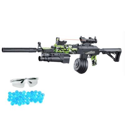 China Toy Amazon Hot Sell Electronic AK-74M Gel Ball Toy Guns for Boys and Adults Splatter Ball Blaster with Infrared Sight and Big Drum Magazine for sale