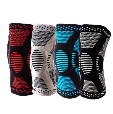 China Breathable High Quality Sports Knee Pad Spring Nylon Knit Knee Pad Basketball Knee Cycling Running Protector For Adult Sports for sale