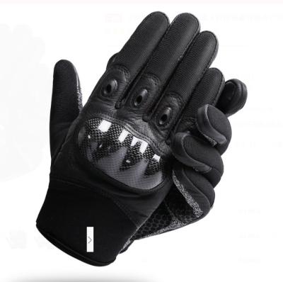 China Motorcycle Full Finger Gloves Anti-Cut Outdoor Riding Offroad Gloves High Quality Sheepskin Gloves Suitable For Adult Motorcycle Riding for sale