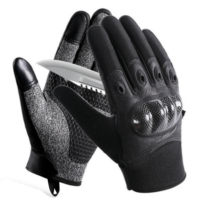 China Motorcycle Full Finger Gloves Anti-Cut Outdoor Riding Offroad Gloves High Quality Sheepskin Gloves Suitable For Adult Motorcycle Riding for sale