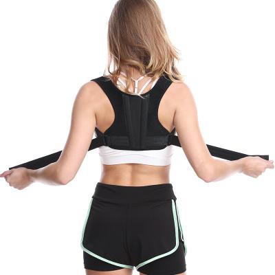 China Breathable Clavicle Spine Back Adjustable Back Shoulder Corrector Posture Corrector Belt Corset Lumbar Posture Correction for sale