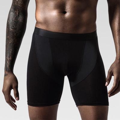 China Factory Custom Gym Shorts Breathable Fiber Material Elastic Comfortable Knitted Men's Breathable Underwear For Men for sale