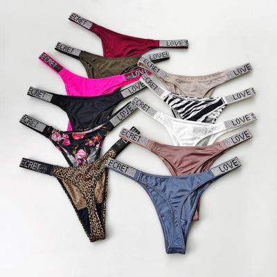 China Wholesale custom women's sexy thong high quality breathable sexy design women's thongs underwear for sale