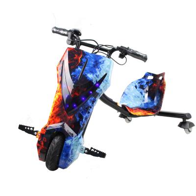 China Kid Lithium Battery Driven Electric Drift Scooter 3 Wheel Rider 36V 250W Motor Drift Tricycle 360W for sale