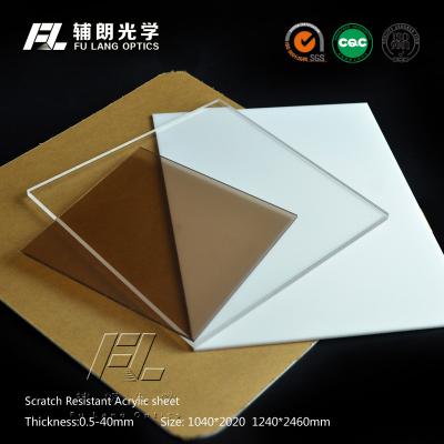 Chine Le revêtement dur de feuille acrylique anti-éblouissante à haute brillance s'appliquent à l'extrusion en aluminium à vendre