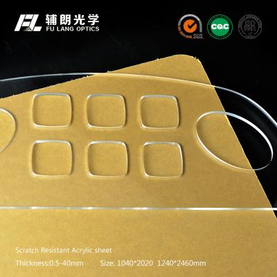 China Sondergröße-Acrylplexiglas-Blätter zurechtgeschnitten, leichte klare Kunststoffplatten zu verkaufen
