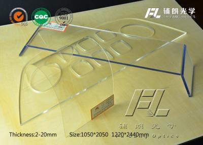 China Anti Static Clear Plexiglass Sheets , ESD Clear Hard Plastic Sheets Customized Size for sale