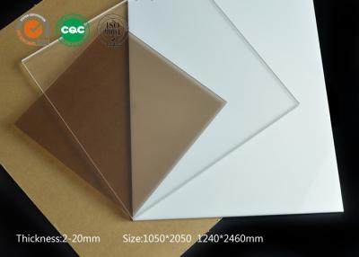 China Non Glare Plexiglass Sheets Colored Transparent , Pass Thermal Shock Test for sale