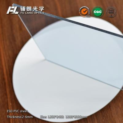 China 11mm ESD PVC Sheet High Surface Hardness For Aluminum Extrusion / Machine Covers for sale