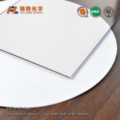 China 11mm Iridescent Anti Static Acrylic Sheet / Pmma Sheet For Computer Device for sale