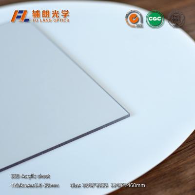 China Bedeckt dauerhafte Gewohnheit geschnittenes Acryl starkes 10mm, beständiges Acryluvblatt zu verkaufen