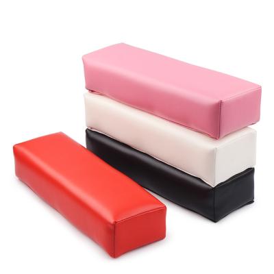 China Durable Arm Rest Rectangle PU Artificial Leather Sponge Core Hand Holder Column Cushion Pillow for sale