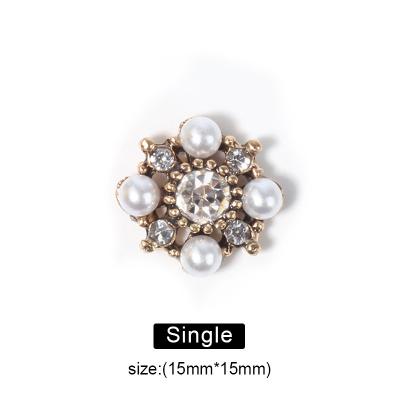 China Fashionable High Quality Japanese Style Alloy Hollow Rivet Nail Accessories Simple Nail Art Decorations for sale