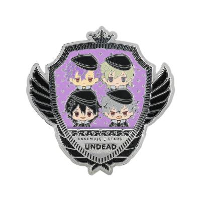 China Wholesale Europe Factory Anime Badge Metal Material Zinc Alloy for sale