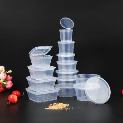 China Cear 1oz 1.5oz 1.6oz 2oz 3oz 4oz Dipping Chilli To Take Out PP Disposable Clear Place Round Mini Plastic Sauce Cup With Lid for sale