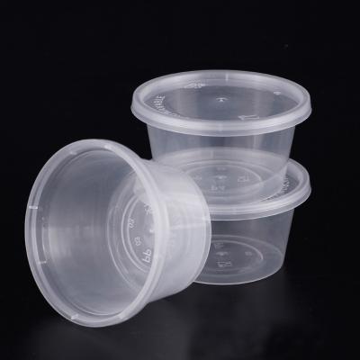 China 4oz Leak Proof, BPA Free Single Wall Cups and Stackable Lids Sauce Cup for Salad Dressings or Jello Shots for sale