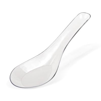 China Custom High Quality Plastic Disposable Soup Spoons Chinese Manufacturer Eco - Friendly Disposable for sale