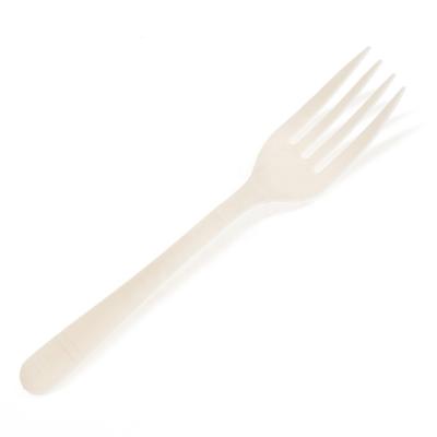 China Disposable Eco-friendly Porcelain Corn Fiber Disposable Fondue Forks With Low Price for sale