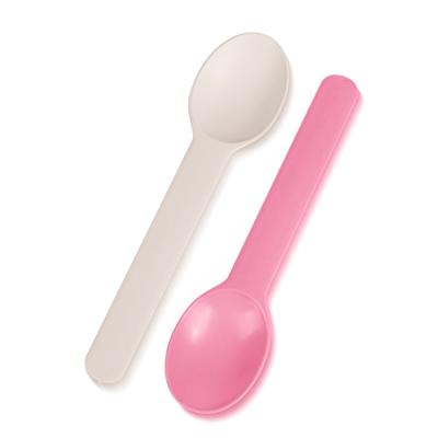 China Europe Ice Cream Plastic Spoon-Package New Products Disposable Biodegradable Long Handle for sale