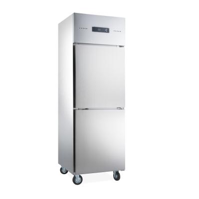 China COMPRESSOR SUILING commercial kitchen static cooling stainless steel food and meat brought-in freezer U7F4S refrigerator restaurant model for sale