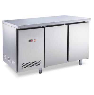 China COMPRESSOR SUILING 1.2m Commercial Kitchen Fan Cooling Stainless Steel Refrigerator Counter/Restaurant Running Table Cooling Model P12C2V for sale