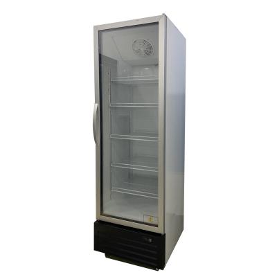 China Upright Single-temperature SUILING Fridge Refrigerator LGX-426WP Commercial Refrigerator Display Cooler Beverage Supermarket for sale