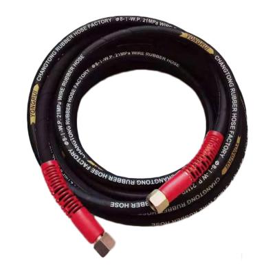 China Home use 60 MPA outlet black high pressure hose machine high pressure cleaning water pipe for sale