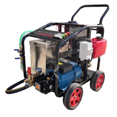 China 350 bar non-toxic manufacturing high temperature diesel high pressure washing machine for surface for sale