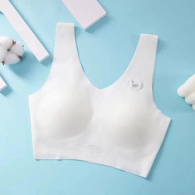 China New Coming One Piece Soft Kids Toddlers Sport Teen Girls Training Bra for sale