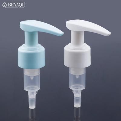 China Non Puddle Skin Care Bathroom Packaging 24mm 28mm Dispenser Pump Hair Shampoo Body Oil All Plastic Lotion Pump For Bottle for sale