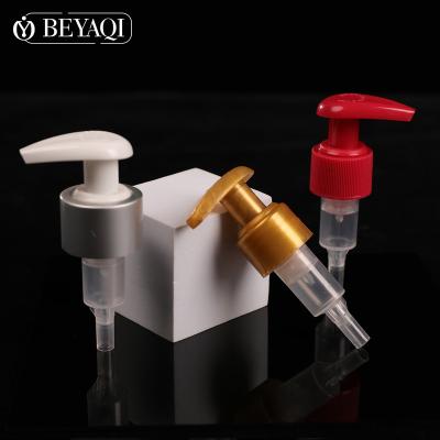 China Non Spill Clean Cosmetic Plastic Shampoo 28 / 410 24 / 410 28mm 24mm Lotion Pump Dispenser for sale