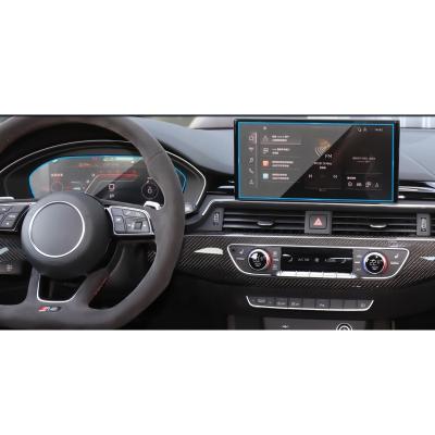 China Anti-fingerprint Tempered Glass Touch Screen Protector For 20-21 Audi RS4/S4 10.1inch Interior Navigation Instrument Car Accessories Anti-scratch for sale