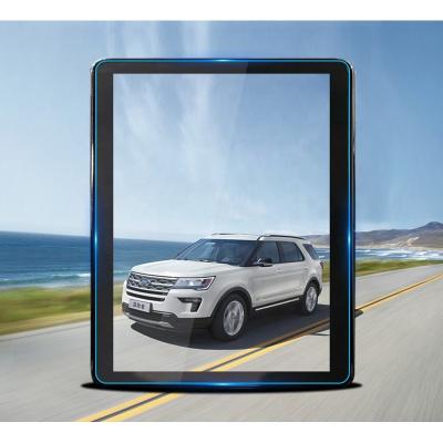 China Anti-fingerprint HD Tempered Glass Touch Screen Protector For Ford Explorer Navigation Car Interior Accessories GPS Auto Explosion-proof Film for sale