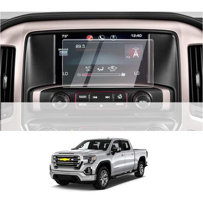 China Car Stereo Navigation LCD Display Screen Protector Car Radio Tempered Glass Screen Protector For GMC Sierra 1500 Multimedia GPS Auto Navigation For Chevrolet Silverado Movie for sale