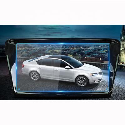 China Anti-fingerprint Car Accessories HD Clear Interior Tempered Glass Navigation Touch Screen Protector For SKODA Octavia Instrument Protective Film for sale