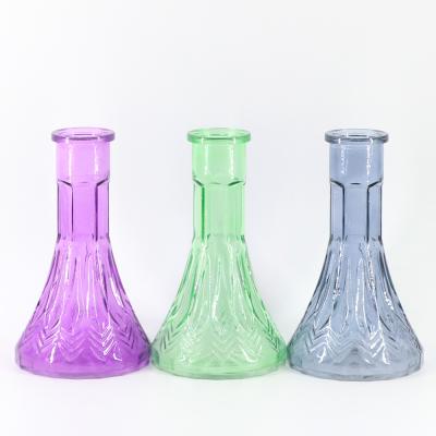 China Shisha Hookah Base Shisha Accessories Narguile Bottle Glass Vase Russia Shisha Smooking Hookah Accessories for sale