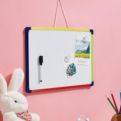 China Small Children Double Sided Writing Whiteboard Easy Magnetic Dry Erase Cloth Whiteboard Drawing Board for sale