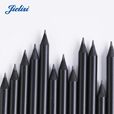 China office & School Pencil 2021Factory Direct Supply Customize 12pcs One Set High Grade Black Wooden HB Pencils for sale