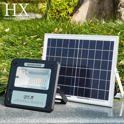 China Factory Residential Outdoor Waterproof Solar Reflector IP65 65W Garden Directly Lights Industrial Led Solar Flood Light for sale