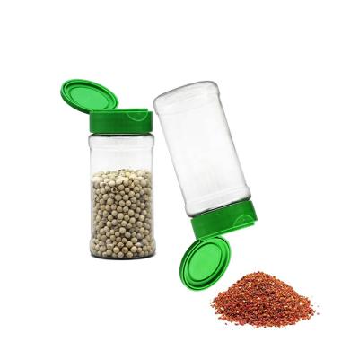 China Cooking Wholesale 4oz Spice Spice Powder Packaging PET Plastic Containers, 50ge Pepper Powder Packaging PET Food Plastic Jar and Shaker Bottle for sale