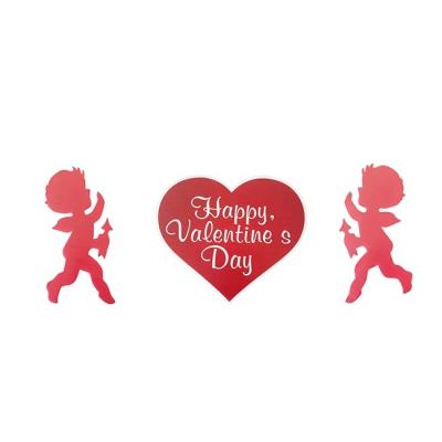 China On The Lawn Newest Happy Valentine's Day Lawn Party Activity Yard Supplies Outdoor Lawn Decoration With Stakes Yard Sign for sale