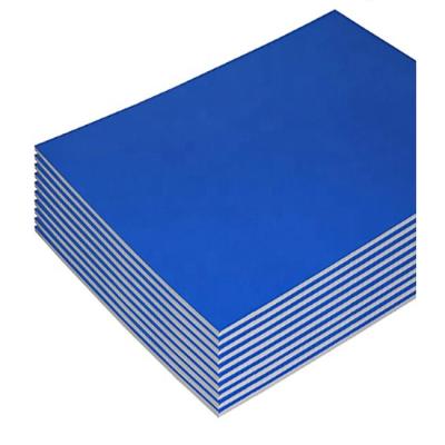 China 2021 Lowest Price Outdoor Custom Blue Hollow Corrugated Panel PP Plastic Board for sale