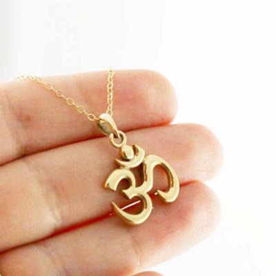 China Custom Stainless Steel Mens OM Symbol OM Pendant OM Pendant Charms Wholesale for sale