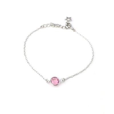 China Stainless Steel Bracelet Stainless Steel Birthstone Girls Teen Bracelet China Manufacturer for sale