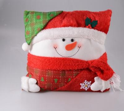 China Wholesale New Fashion Christmas Fireproof Snowman Rests Sofa Pillow Cushion for sale