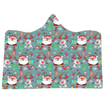 China Santa Holding Gifts Pattern Print Washable Soft Warm Warm Sale Kids Christmas Rugs for sale